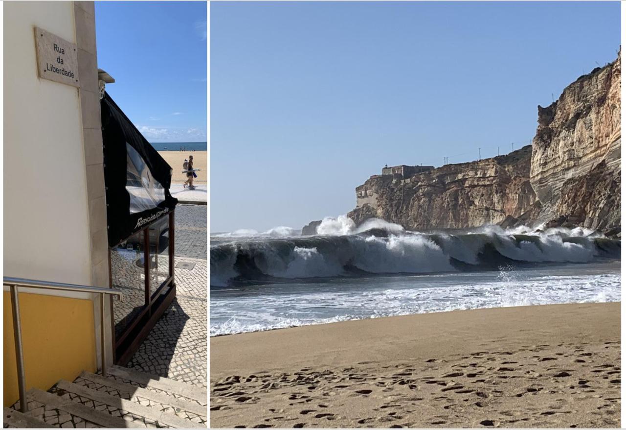 Ferienwohnung Casa Na Onda Liberdade Nazaré Exterior foto