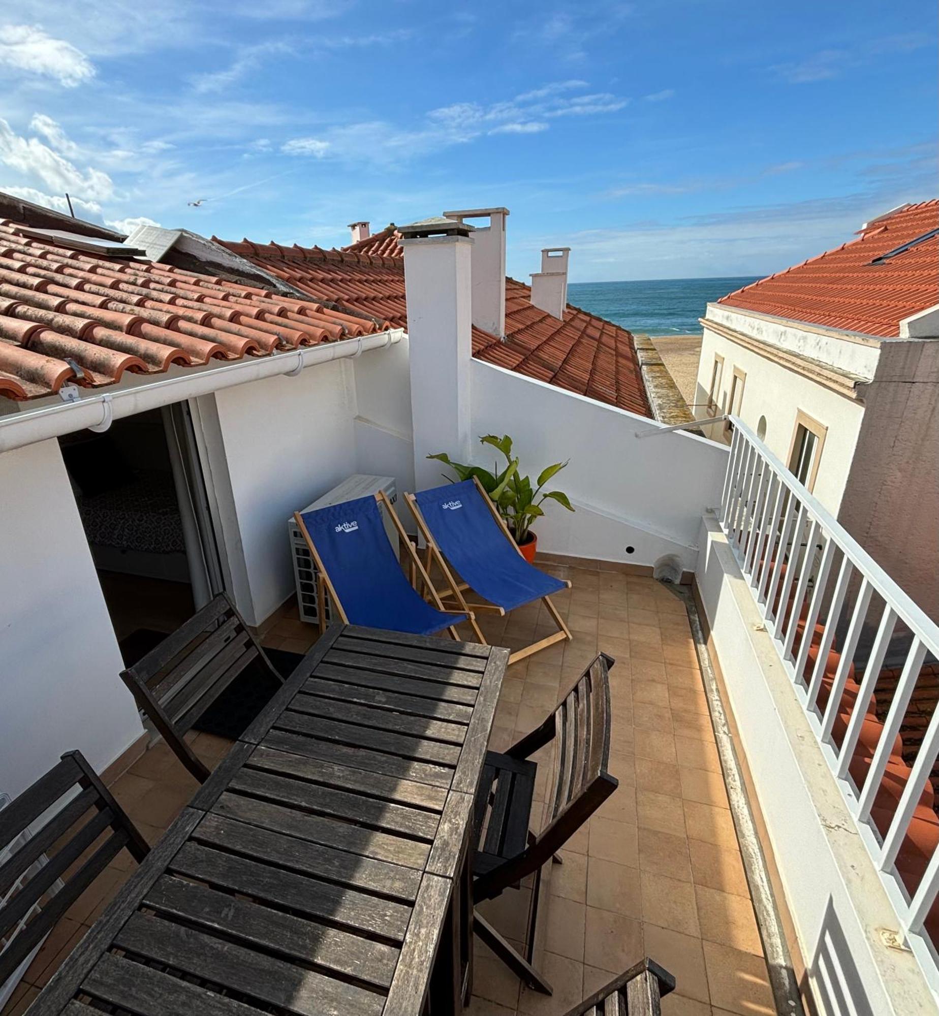 Ferienwohnung Casa Na Onda Liberdade Nazaré Exterior foto
